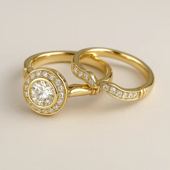 Vintage Gold & Zirconia Ring Pack