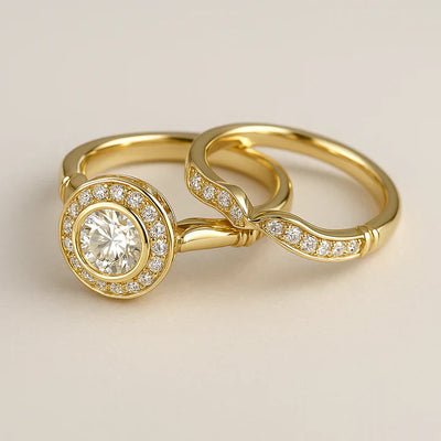 Vintage Gold & Zirconia Ring Pack