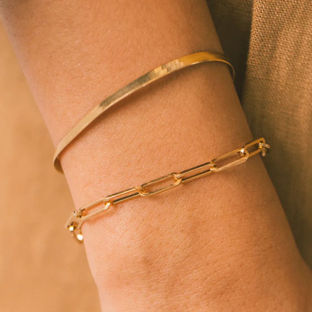 Elodie Paperclip Bracelet