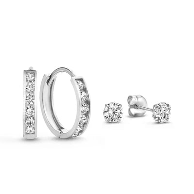 Juego de pendientes de piedra Dara Brillane