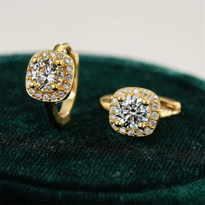 Nadine square earrings