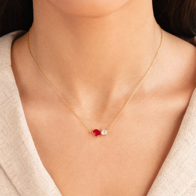 Crystal Birthstone Necklace