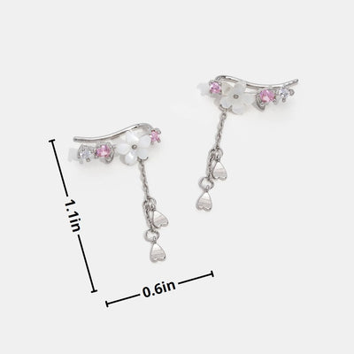 Crystal Cherry Blossom Earrings