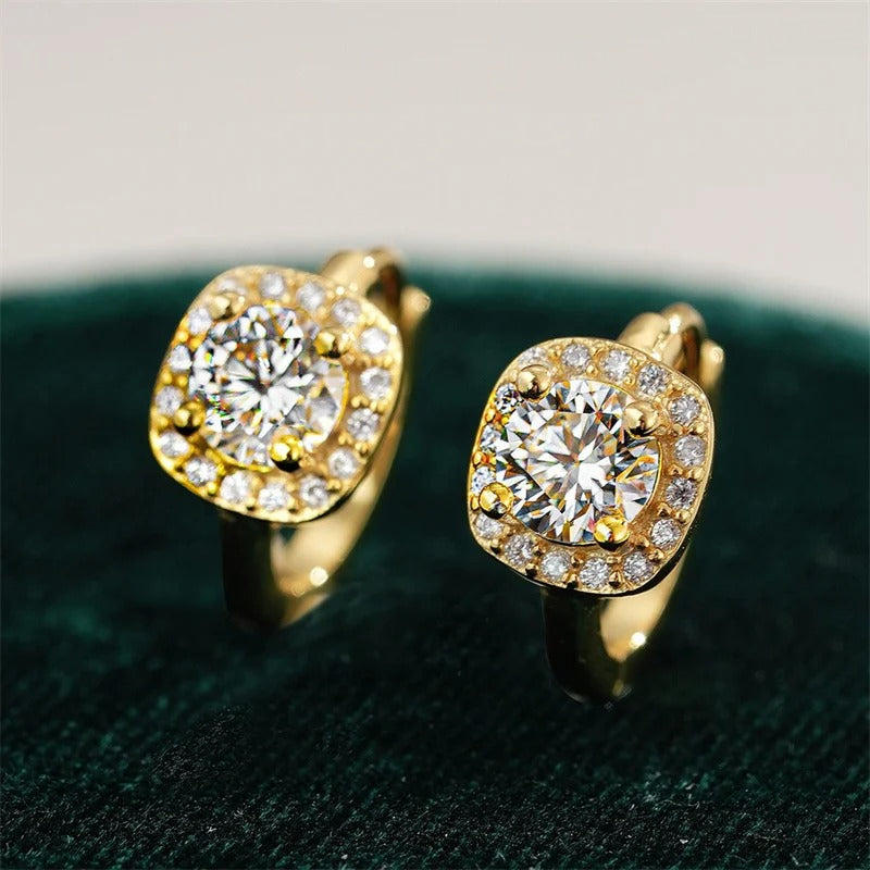 Nadine square earrings